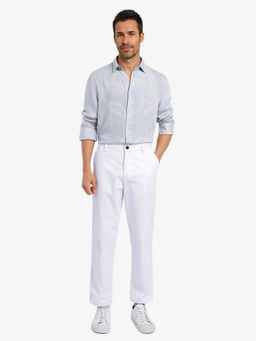 Rare Rabbit - Men Blue Printed Casual Shirt