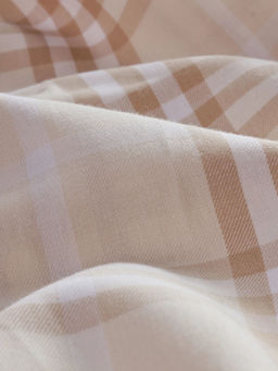 Rare Rabbit - Men Beige Checks Casual Shirt