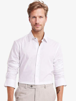 Rare Rabbit - Men White Solid Casual Shirt