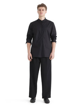 Rare Rabbit - Men Black Solid Casual Shirt