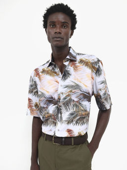 Rare Rabbit - Men Multi-Color Printed Casual Shirt