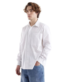 Rare Rabbit - Men White Solid Casual Shirt
