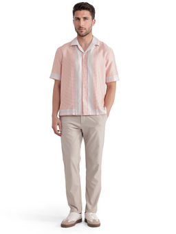 Rare Rabbit - Men Pink Printed Casual Shirt