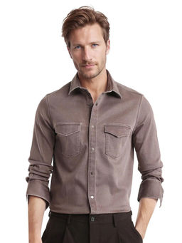 Rare Rabbit - Men Brown Solid Casual Shirt