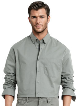 Rare Rabbit - Men Green Solid Casual Shirt