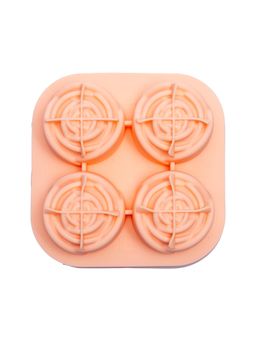 NATURALLY YOURS - Silicone Rose Ice Ball 135 X 135 X 67 Mm Clear Lid Pink Bottom