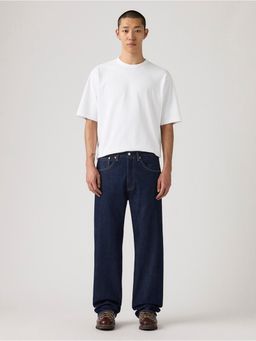 Levi's - Men's 501 Navy Blue Wide Leg Low Rise Jeans