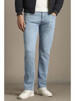 Louis Philippe - Men Light Blue Light Slim Fit Jeans