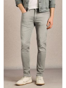 Louis Philippe - Men Grey Light Slim Fit Jeans