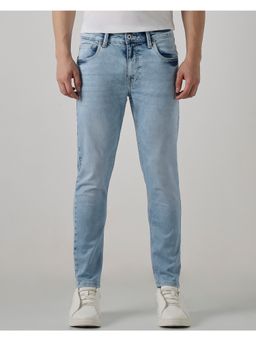 Mufti - Light Blue Solid Men Jeans