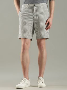 Tommy Hilfiger - Regular Fit Printed Mid Rise Shorts