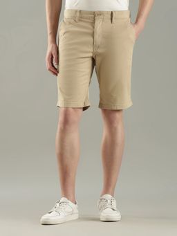Tommy Hilfiger - Slim Fit Solid Mid Rise Shorts