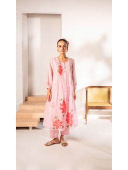 AM by Anita Mittal - Zoya Pink Kurta with Pant