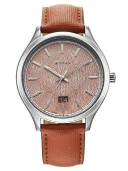 Titan - Men Palette of Time 2.0 Orange Dial Analog Watch - 10033SL04 (M)