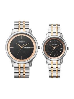 Titan - Men Bandhan Eternal Pair Black Dial Analog Watch - 19672967KM01 (M)