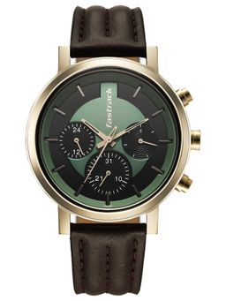 Fastrack - Men Chrome K Green Dial Analog Watch - 3287QL02 (M)