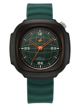 Fastrack - Men Hype Adventure Green Dial Analog Watch - 38169PP02W (M)