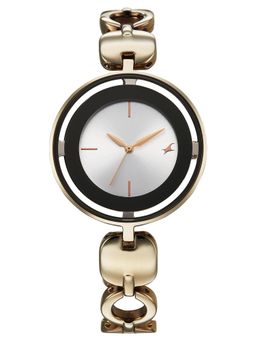 Fastrack - Women Chrome K Silver Dial Analog Watch - 6237QM04 (M)