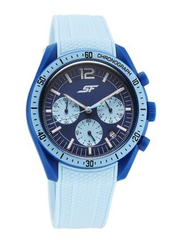 Sonata - Men SF Genesis Blue Dial Analog Watch - 77186PP02 (M)