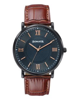 Sonata - Men Verve Black Dial Analog Watch - 77189NL01 (M)