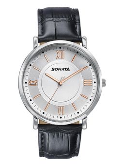 Sonata - Men Verve Silver Dial Analog Watch - 77189SL01 (M)