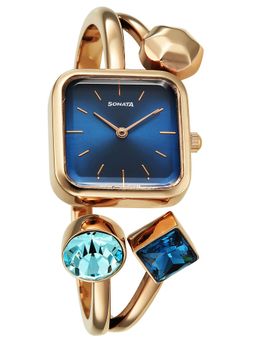 Sonata - Women Aura 2.0 Blue Dial Analog Watch - 87097WM01W (M)
