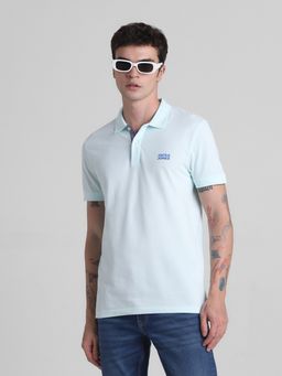 Jack & Jones - Blue Slim Fit Polo Tshirt