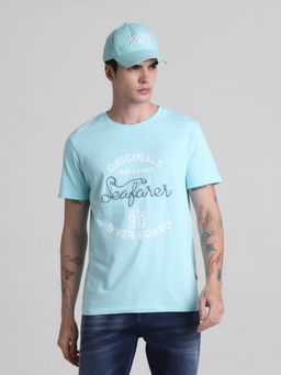 Jack & Jones - Blue Regular Fit T-Shirts