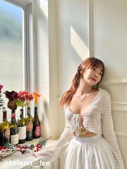 Cider - Solid Texture Crop Cardigan