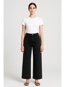 Cider - Mid Waist Pocket Wide Leg Jeans