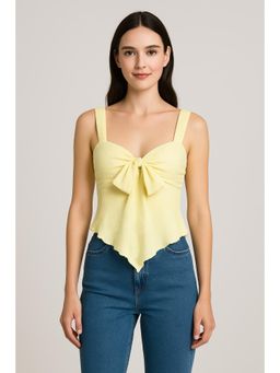 Cider - Lace Sweetheart Bowknot Top