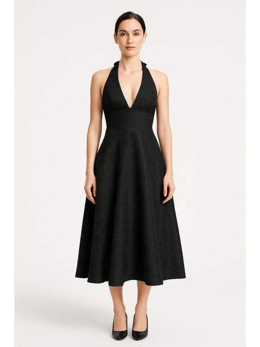 alexander wang halter midi dress Alessandra Midi Dress | Ivory main image 0