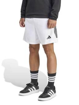 adidas - Men White Solid/Plain Polyester Shorts