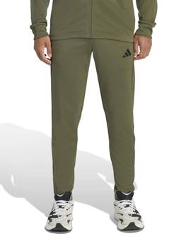 adidas - Men Olive Solid/Plain Polyester Trackpant