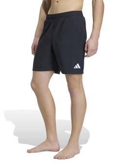 adidas - Men Black Solid/Plain Polyester Shorts