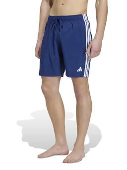 adidas - Men Blue Solid/Plain Polyester Shorts