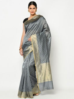 Fabindia - Cotton Silk Cutwork Sari