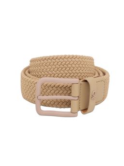 United Colors of Benetton - Mens Delyun Textured Belt - Beige