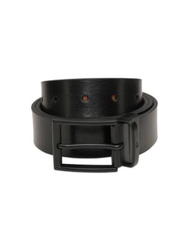 United Colors of Benetton - Mens Leather Woodfin Belt - Black & Tan
