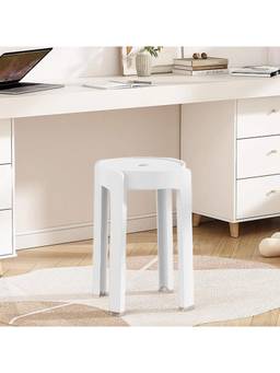 The Artment - White Modern Multi-Purpose Tivo Utility Stool