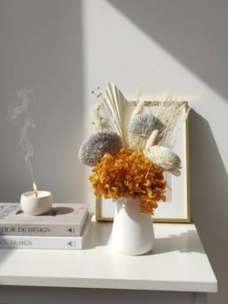 Coastal Habitat - Apricot Dried Flower Bunch