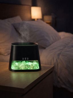Smokey Cocktail - Colorful Led Aroma Humidifier/Diffuser - Option B - Black
