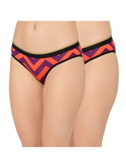 Bummer - Womens Printed Micro Modal Bikinis Panties Combo (Pack of 2)