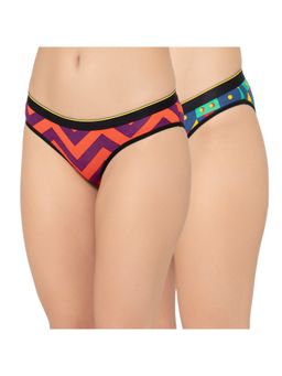 Bummer - Womens Printed Micro Modal Bikinis Panties Combo (Pack of 2)