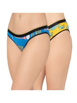 Bummer - Womens Printed Micro Modal Bikinis Panties Combo (Pack of 2)