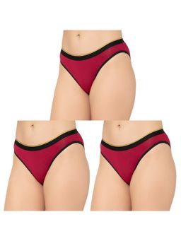 Bummer - Womens Solid Micro Modal Bikinis Panties Combo (Pack of 3)