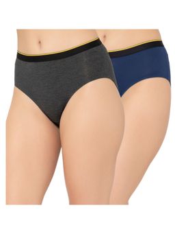 Bummer - Womens Solid Micro Modal Hipsters Panties Combo (Pack of 2)