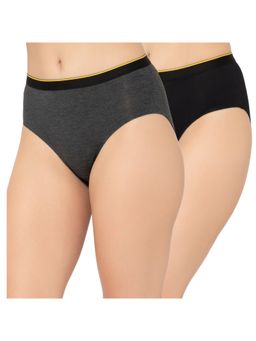 Bummer - Womens Solid Micro Modal Hipsters Panties Combo (Pack of 2)