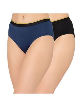 Bummer - Womens Solid Micro Modal Hipsters Panties Combo (Pack of 2)