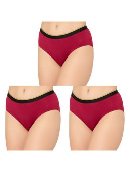 Bummer - Womens Solid Micro Modal Hipsters Panties Combo (Pack of 3)